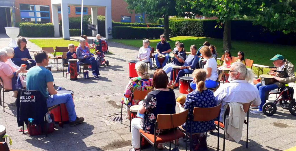 Drum Circle in Moisling