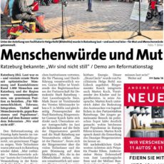 Menschenwürde und Mut